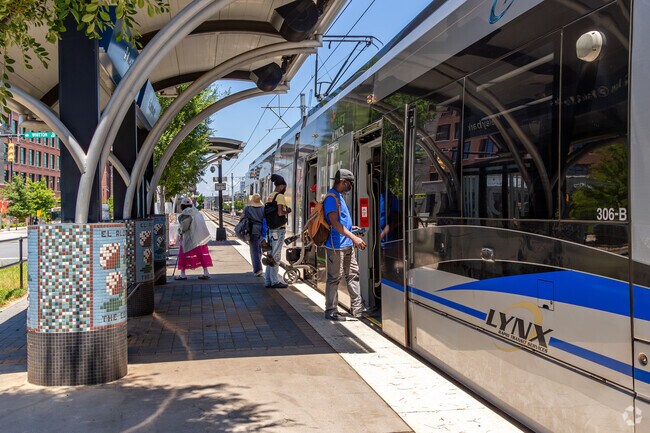 West Boulevard locals can catch a ride to Uptown at the Scaleybark light rail station.