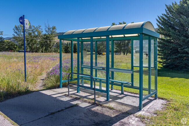 Bus stops are sparse throughout Upper Rattlesnake with service to Missoula.