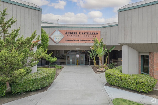 Andres Castillero middle school offers Academic/Visual & Performing Arts curriculums for Canoas West students.