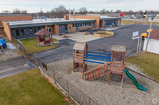 Fort Wayne's Lutheran South Unity has a nice playground for the younger students.