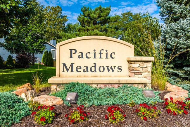 Pacific Meadows developed during Omaha's western suburban push in the 1980s and early 1990s.