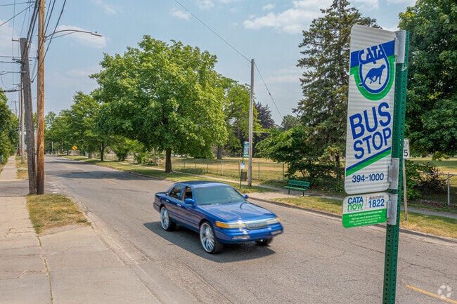 The CATA bus runs through the Bassett Park neighborhood.