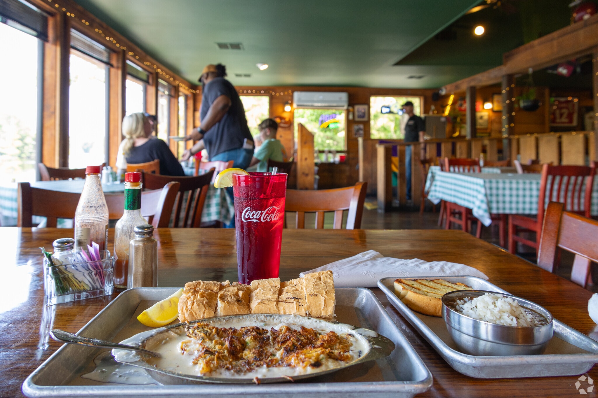 Waterfront Grill has wonderful souther style cuisine that you will definitely enjoy.