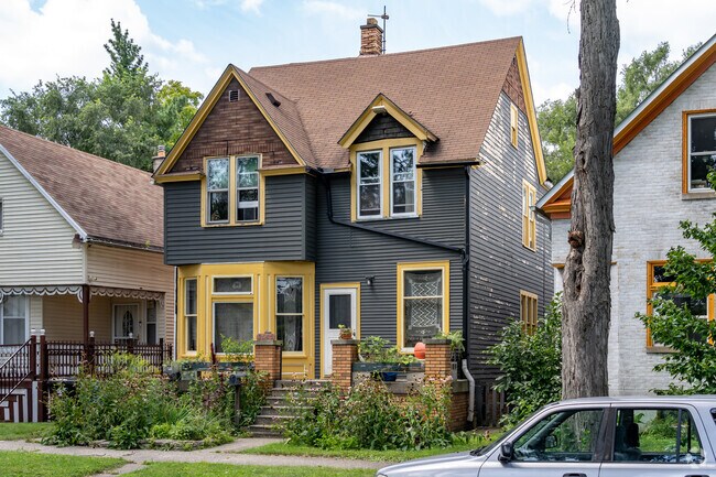 Elaborate Four Square style homes in Poletown East offer plenty of room for growing families.