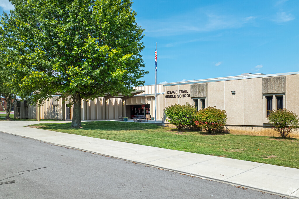 Osage Trail Middle School has a B-minus.