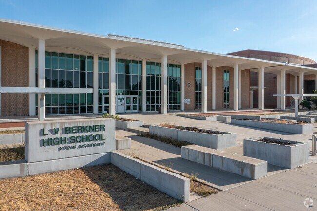 Berkner High School within its Berkner Park neighborhood is a STEM High School.
