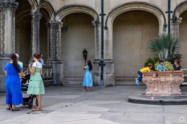 Biltmore Forest residents can be seen visiting the historic Biltmore Estate in North Carolina.