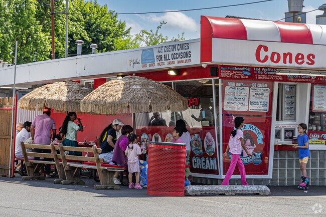 Kids in Manalapan Township love cooling off with delicious ice cream treats on hot summer days, enjoying flavors from local ice cream shops and neighborhood stands.