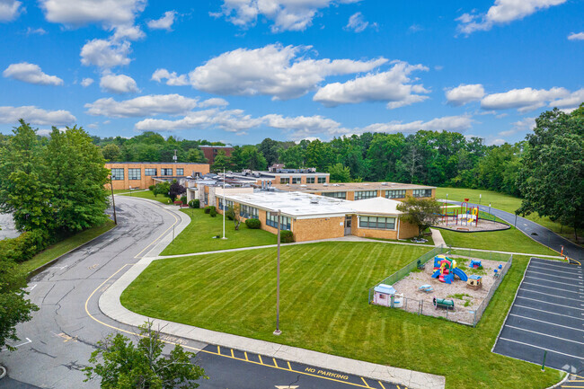 Aerial view of All Saints Academy.