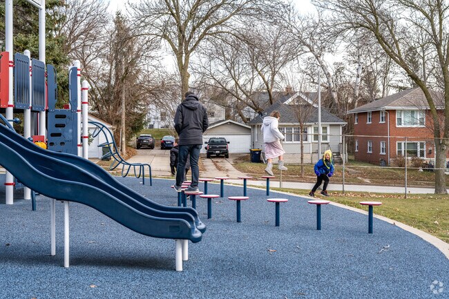 Conrad Gardens has a great playground for families at Reservoir Park.