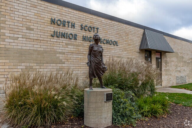 The North Scott Junior High School in Eldridge.