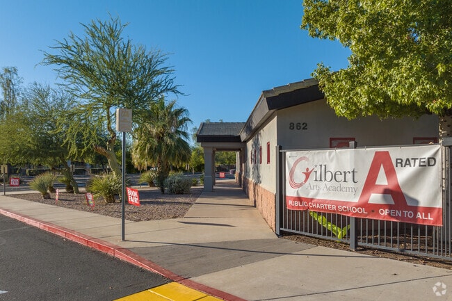 Gilbert Arts Academy in the Val Vista neighborhood is an A Rated school.
