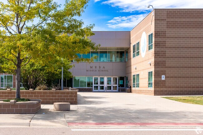 Mesa Middle School scores a B+ from Niche.