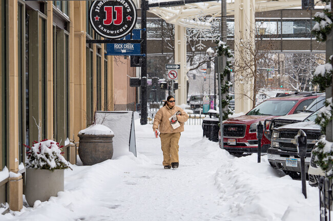 A Shepherd resident enjoys shopping at the nearby businesses in Billings.