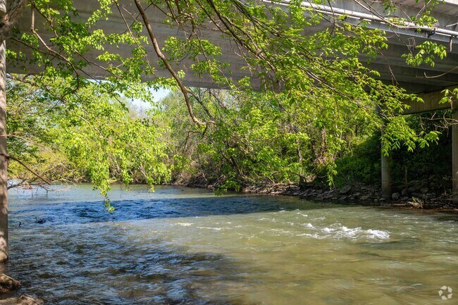 The Harpeth River borders River Plantation and locals can fish or canoe.