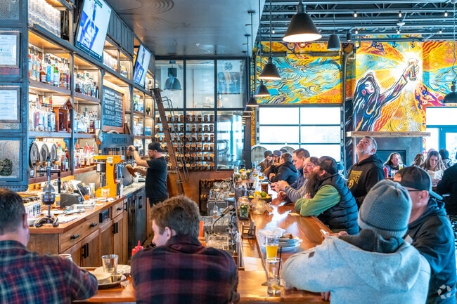 Try the latest beers on tap at the Full Mile Beer Company near the Old Village neighborhood.