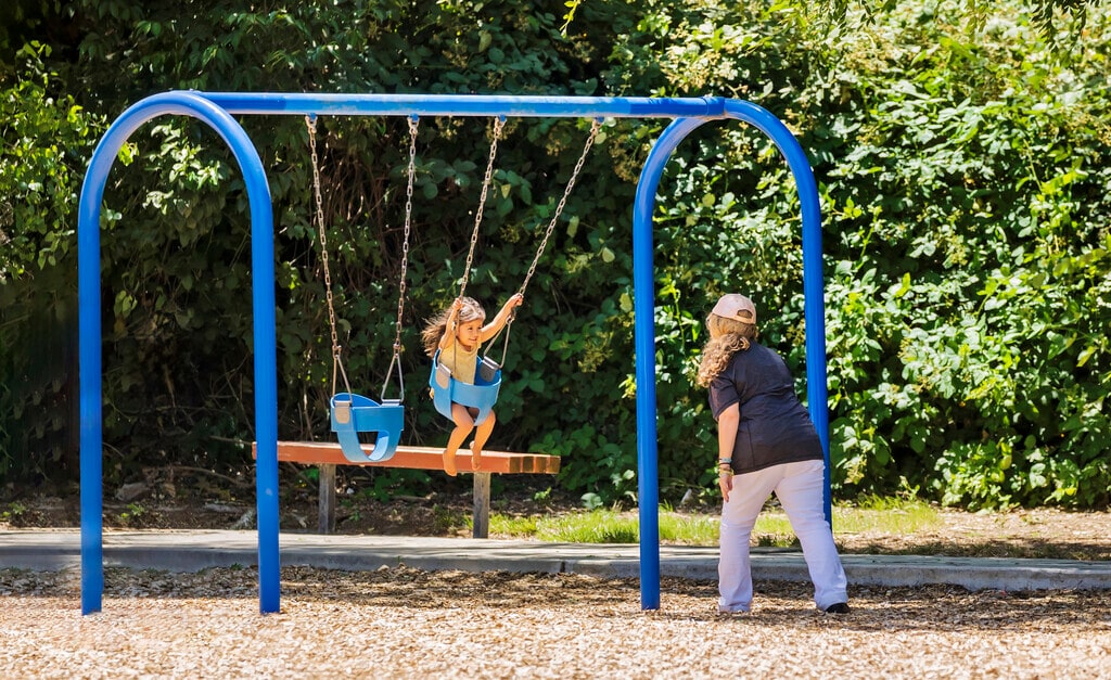 Take the children for a swing at Zerillo Park located near the Howard neighborhood.