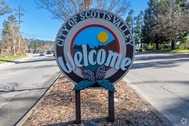 The welcoming gateway to Scotts Valley sets the tone for this charming community.