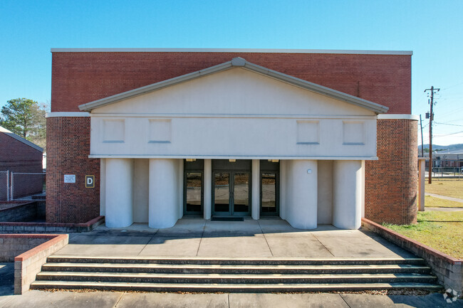 Manchester High School serves around 405 students daily.