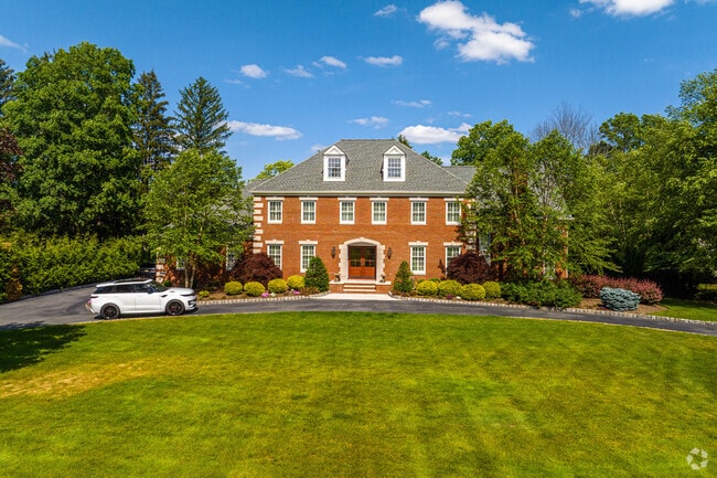 Large colonial mansions fan out across Mahwah subdivisions.