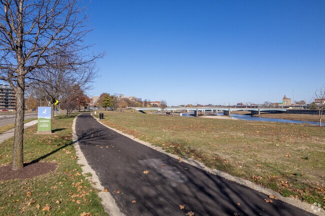 Sunrise MetroPark in Wright-Dunbar offers stunning views over the water.