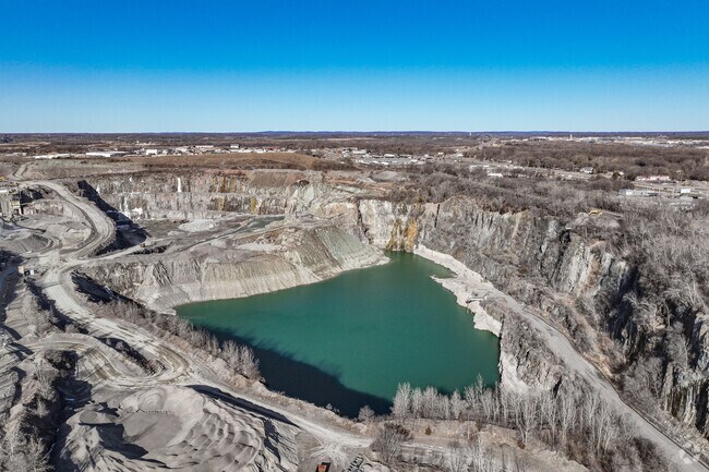 Quarries around Waite Park provide employment opportunities to area residents.