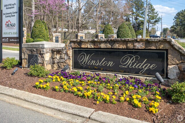 Newer homes at Winston Ridge