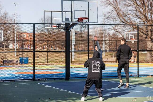 Shoot some hoops at Patterson Park walkable from Brewer's Hill.