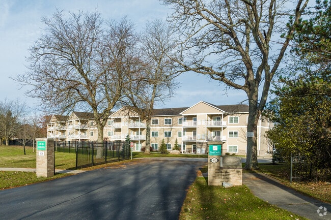 There are many housing options in Amherst, including this apartment complex.