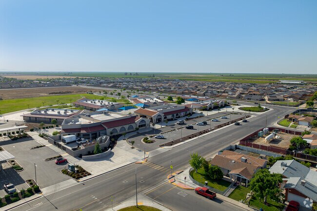 James A. Forrest Elementary offers a sprawling campus when viewed from above.