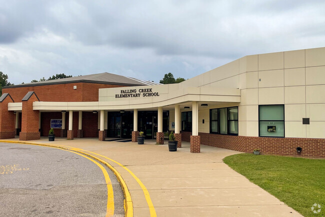 Entrance to Falling Creek Elementary School.