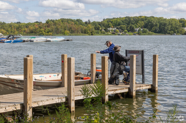 John Collins Park on Reeds Lake has a public boat ramp and lakeside walking paths.