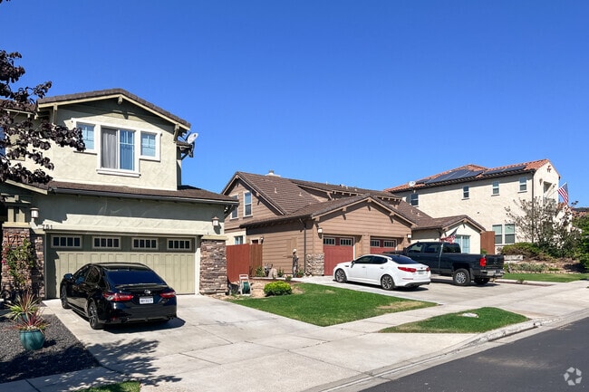 New traditional homes each have unique accents in Vandenberg Village.