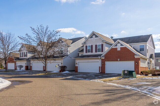 Craftsman style townhomes can also be found in Galaxie Commons.