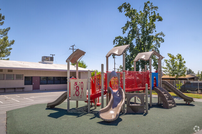 Students will love the playground at Cypress Elementary School in Highland.