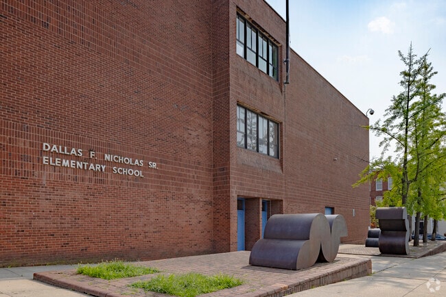 Dallas F. Nicholas Sr. Elementary School building in Barclay.