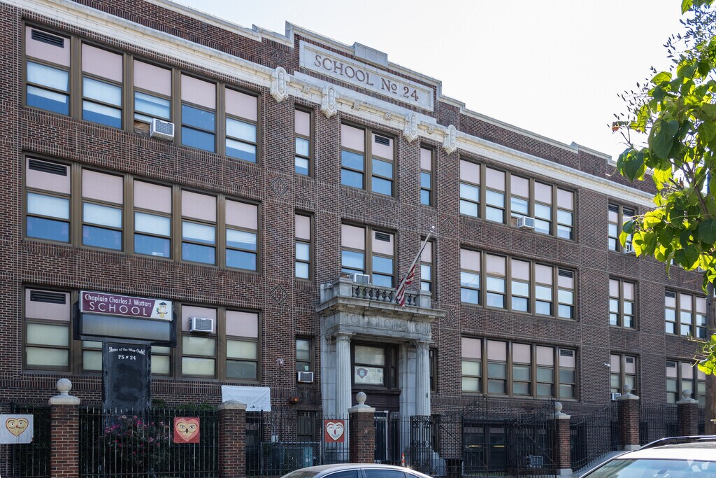 Chaplain Charles Watters School, PS #24 is located in Bergen-Lafayette.