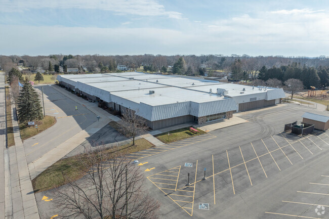 Royal Oaks Elementary School is a large building.
