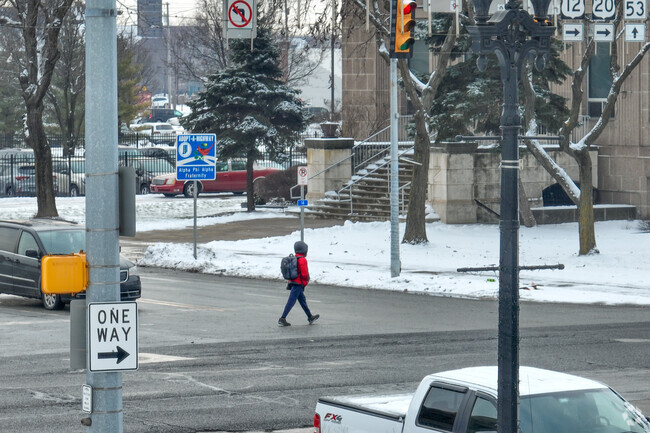 Downtown Gary is a very walkable city.