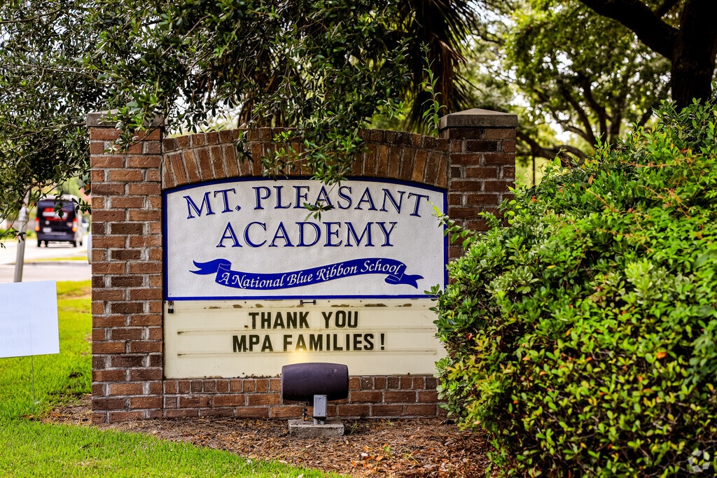 The Mount Pleasant Academy in Mount Pleasant, SC was named a National Blue Ribbon School.