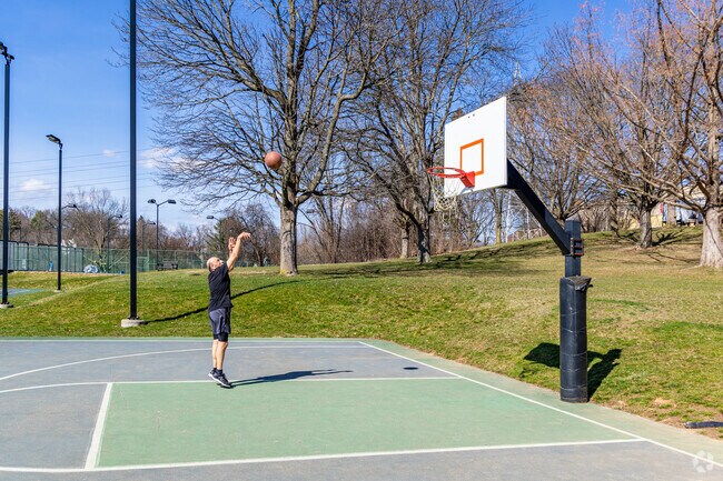 Shoot some hoops at Mount Lebanon Park.
