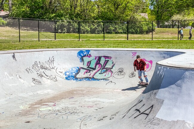 Independence Skate Park is a popular place for teens to come practice their craft.