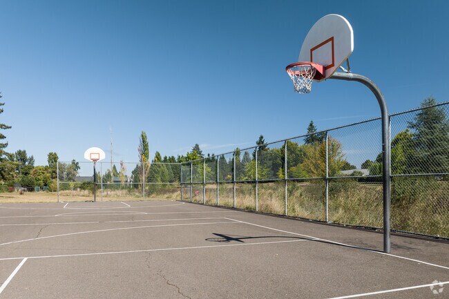 The Basketball Court at McCay Park in North Lancaster Neighborhood in Salem.