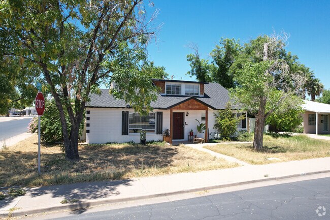 This remodeled Bungalow style home is located in the Temple neighborhood.