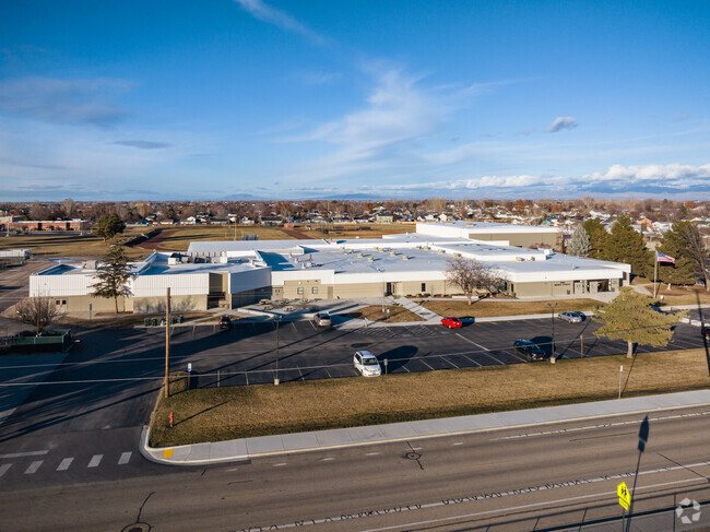 Kuna Middle School aerial north view.