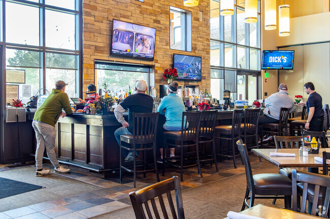 The Cottonwood Lodge at  the Hyland Hills Golf Course in Westminster features a full menu.