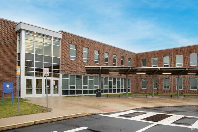 Brooklyn Elementary School's brick school exterior is a solid symbol of timeless education.