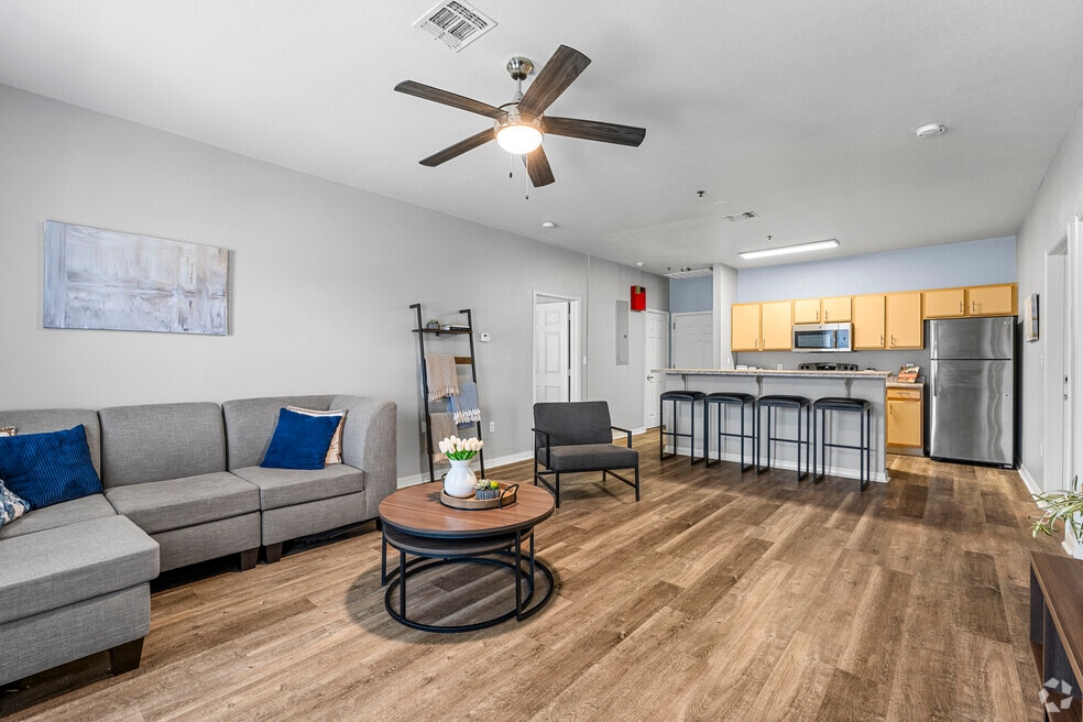 Kitchen and Living Room