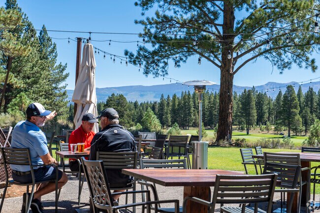 Gray's Crossing has an excellent patio overlooking the Sierra mountains great for a beer.