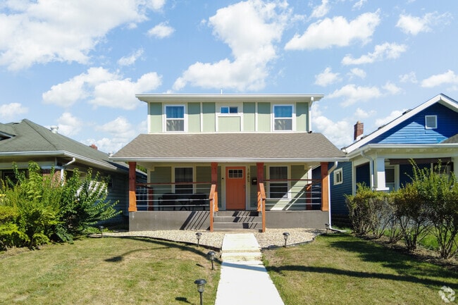 Clean lines and architecture are the main style throughout the Martindale-Brightwood area.